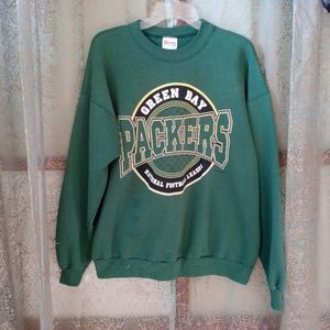 Vtg 90s NFL Green Bay Packers championship sweatshirt Super Bowl XL